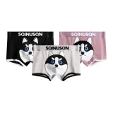 3 Pack-Black+Lotus Red Gray