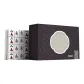 Window Feather Mahjong 22mm Blue