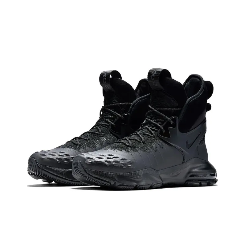 Nike Air Zoom Tallac Flyknit Anti Slip Wear Resistant High Top Outdoor Shoes Unisex Black-2