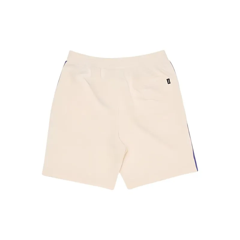 Nerdy Casual Shorts Unisex Cream-1