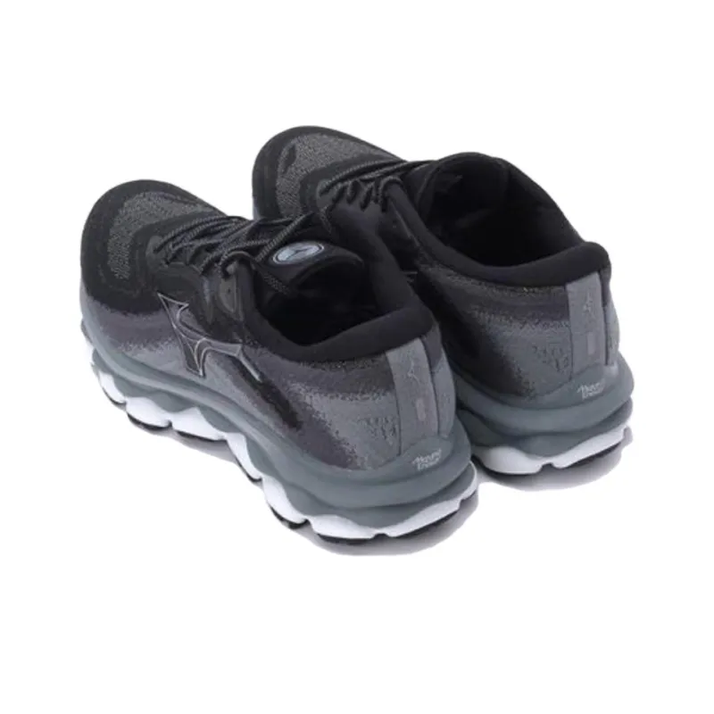 Mizuno Women's Wave Sky 7 Super Wide 'Black Silverstar' Women's-2