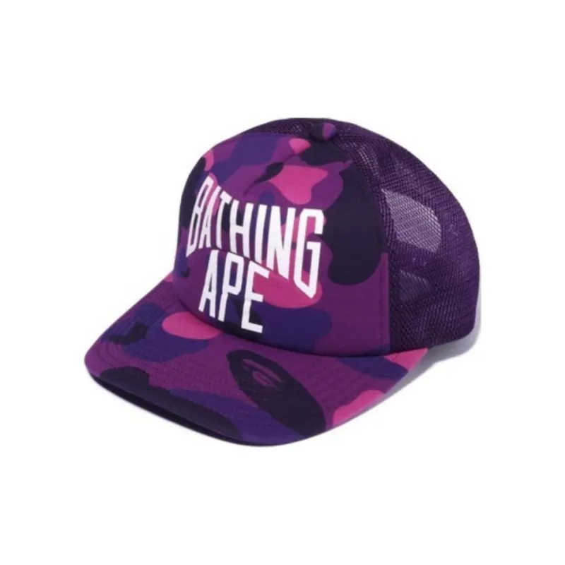 A BATHING APE Cotton Baseball Caps Men's Multicolor-2