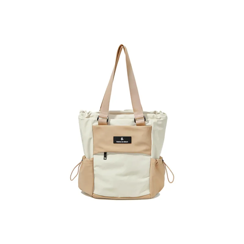LIVEBOX EN DIRECT Nylon Portable Double Shoulder Backpack Regular Women's Khaki/Black Gray-1