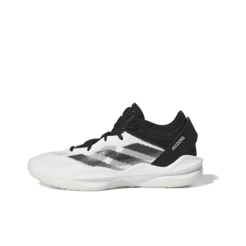 Adidas Adizero Select Basketball Shoes Men Low-Top Cloud White/Core Black/Cloud White