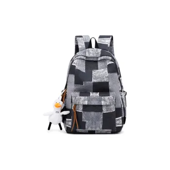 MOK Oxford Backpack Unisex Black/Blue/Pink/Coffee