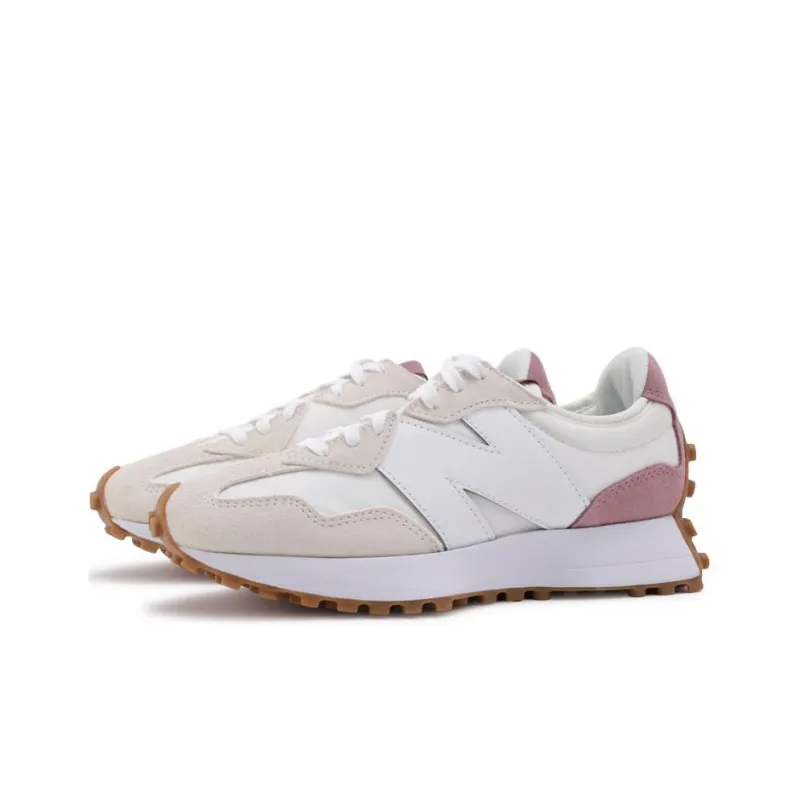 New Balance 327 White Pink Women's-2