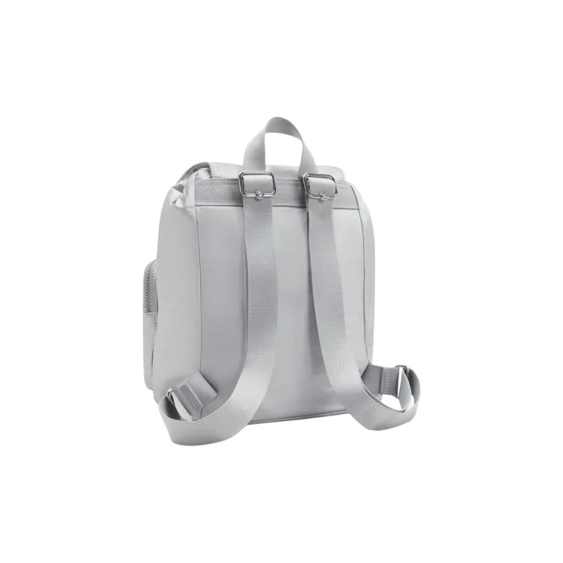 Kipling Polyamide Backpack Small Size Women's Silver-2