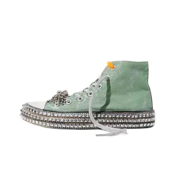 FREE PEOPLE Cruise High-Top Skateboard Shoes Women's Green