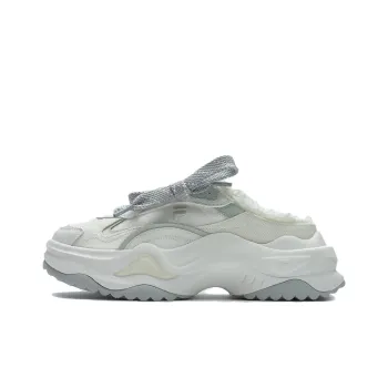 FILA FUSION BIANCO II Abrasion Resistant Slip Resistant Wrap toe Slippers Women's White Green