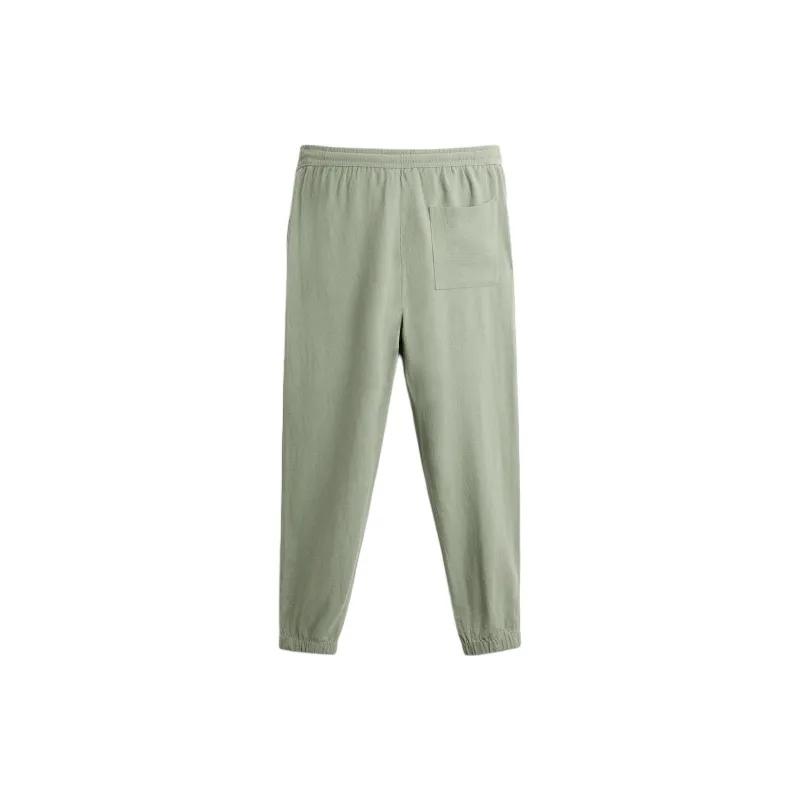 ZARA Casual Pants Men Green-1