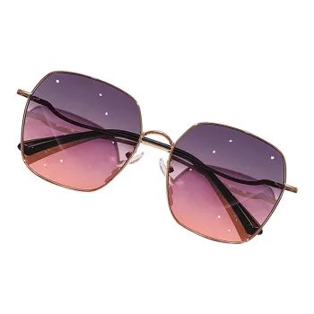 Cranta Komeia Copper Nickel Alloy Square Sunglasses Women's