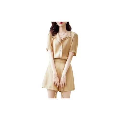 XWI Casual Suits Women's Light Yellow