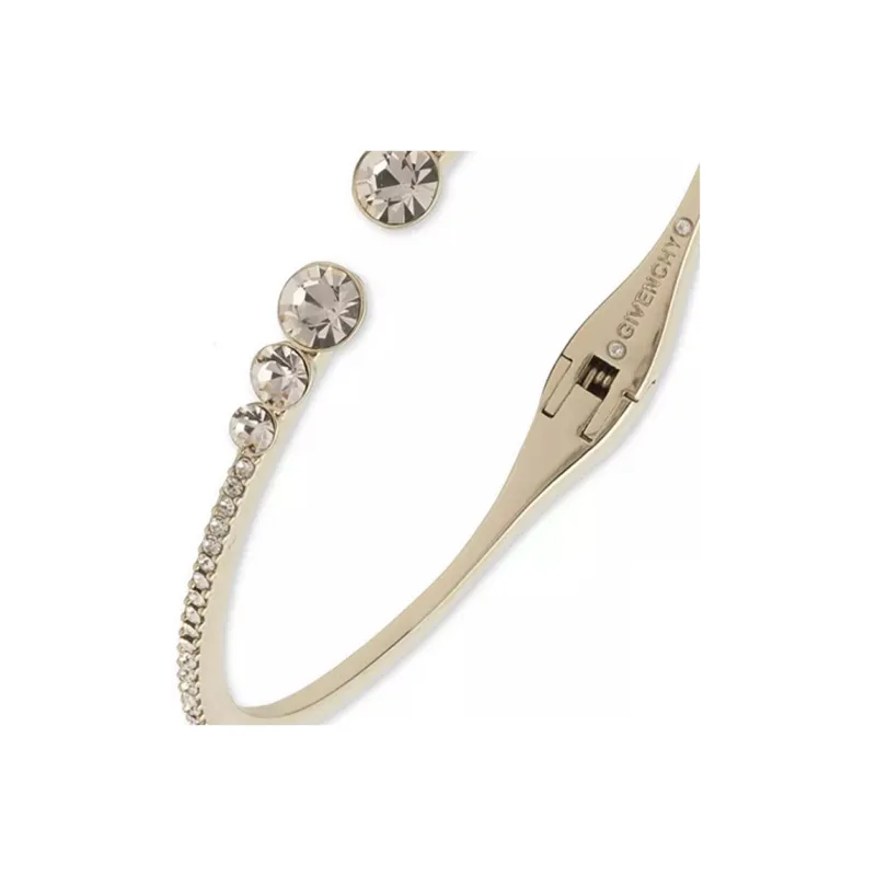 Givenchy Crystal Bangles Unisex Gold-2