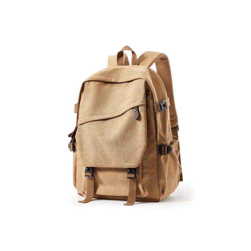 LANDCASE Fabric Backpack Laptop Backpack Unisex Multicolor-76