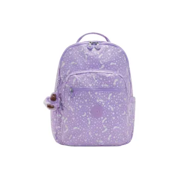 Kipling Polyamide Backpack Women's Galaxy Metal Purple