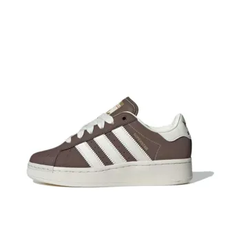 Adidas Originals SUPERSTAR XLG Anti-Slip Wear-Resistant Low-Top Skateboard Shoes Women's Umber