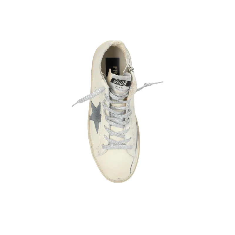 Golden Goose Hi Francy High Top Skateboard Shoes Women's White-4