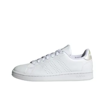 Adidas Advantage Anti-Slip Wear-Resistant Low-Top Skateboard Shoes Women's Copper-Nickel Alloy