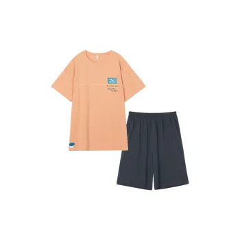 GOSO Pajama Set Men's Pink Orange