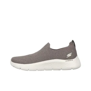 Skechers Go Walk Fle Anti Slip Wear Resistant Low Top Running Shoes Men's Gray