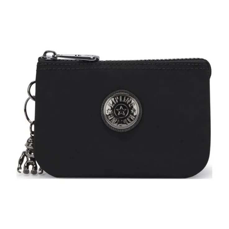 Kipling Recycled Polyamide Wallet Small Size Women's Black-0