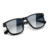 Black Frame with Green Gradient Lens