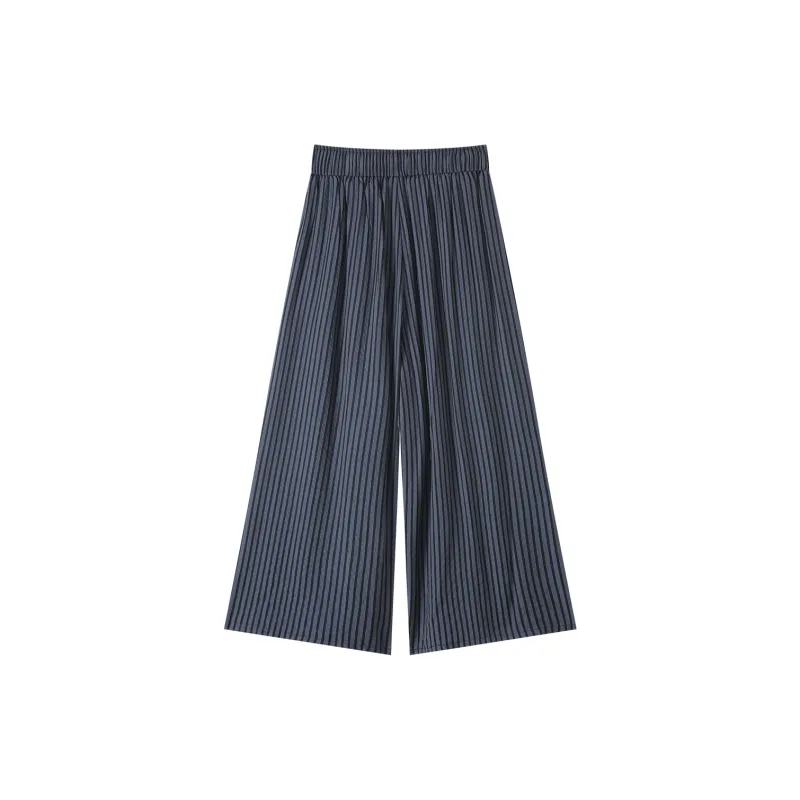 0571 Family Casual Pants Women's Navy Blue-1