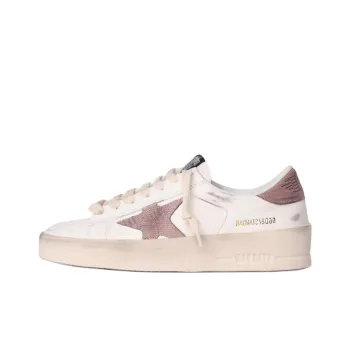 Golden Goose Stardan Low Top Skateboard Shoes Women's White