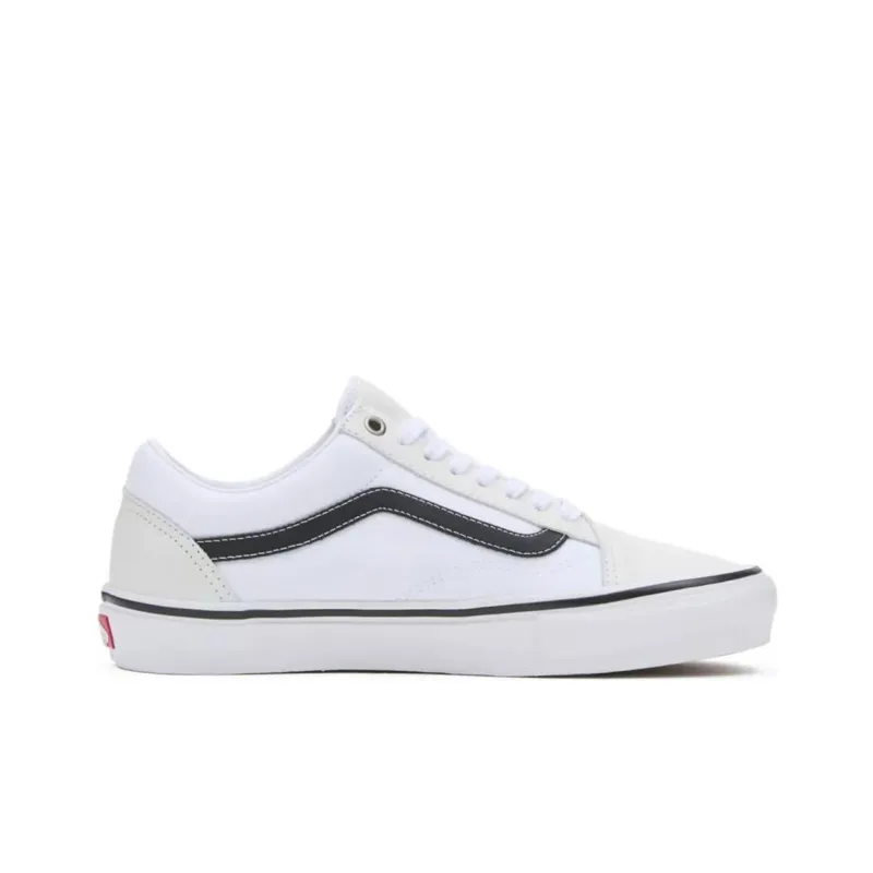 Old Skool Skate Vans 'White Black'-1