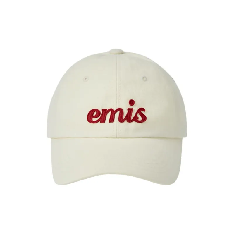 Emis Cotton Baseball Caps Women's White-1