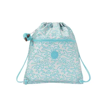 Kipling Polyamide Backpack Medium Size Women's Light Blue