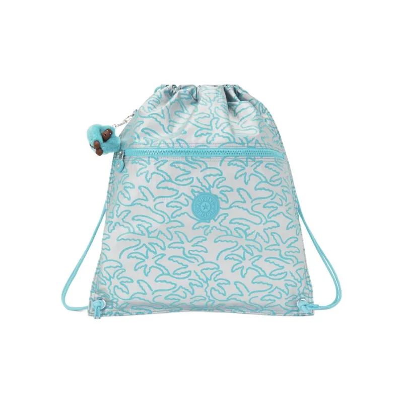 Kipling Polyamide Backpack Medium Size Women's Light Blue-0