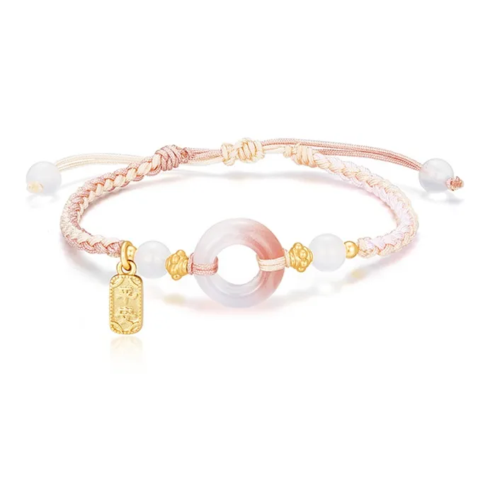 Love Colored Glaze Bracelets Women's-1
