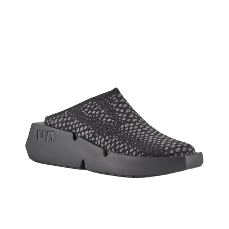UNITED NUDE Closed Toe Slippers 6.5cm Women's Black-2
