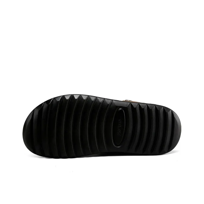 YEARCON Men's Shoes 2024 New Arrival Men's Sandal Outerwear Slippers Dual Purpose Casual Beach Sandals For Men-11
