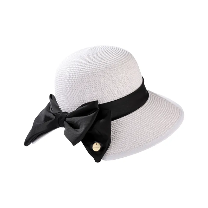 MITHAOL KUSC Straw Woven Sun Protection Hats Women's-3