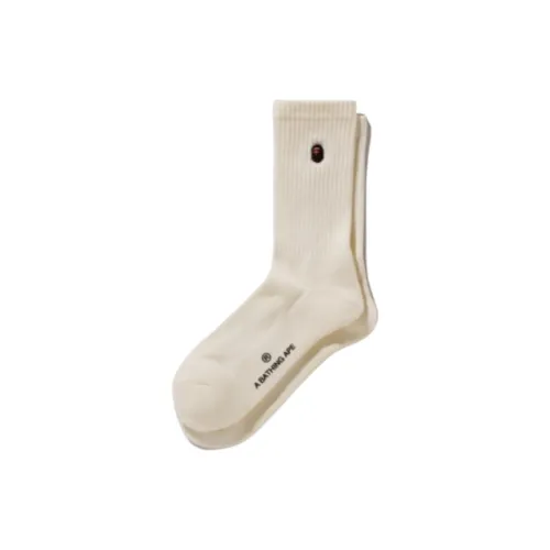 A BATHING APE Mid Calf Socks Men's 1 Pack