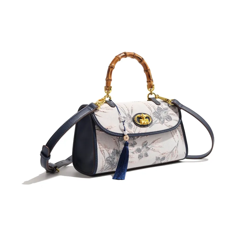 MISS GAIL Artificial Leather Shoulder Bag, Crossbody Bag, Handbag Regular Women's Blue-1