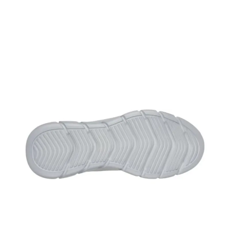Skechers Cushioning Breathable Low Top Running Shoes Men's White-4