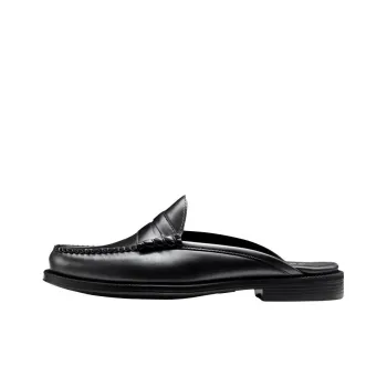 G.H. Bass & Co. Rubber Sole Slip-Resistant Wrap-toe Slippers Men's Black