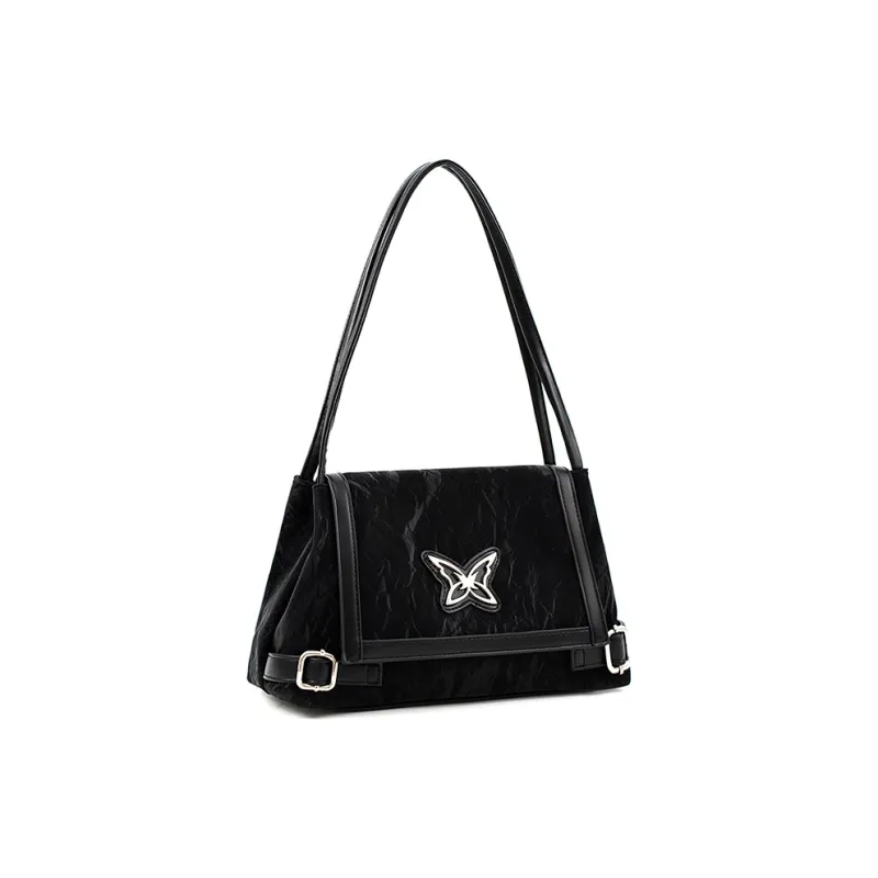 Vigno Synthetic Leather Shoulder Bag Regular Women's Pink/Apricot/Black/Gray/Blue-17