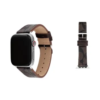 COACH Apple Compatibility Watch Band 42mm/44mm Cowhide Leather Material