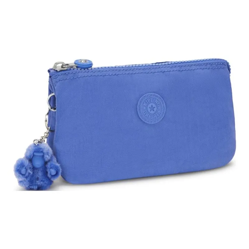 Kipling Recycled Polyamide Wallet Storage Bag, Clutch Large Size Women's Havana Blue-1