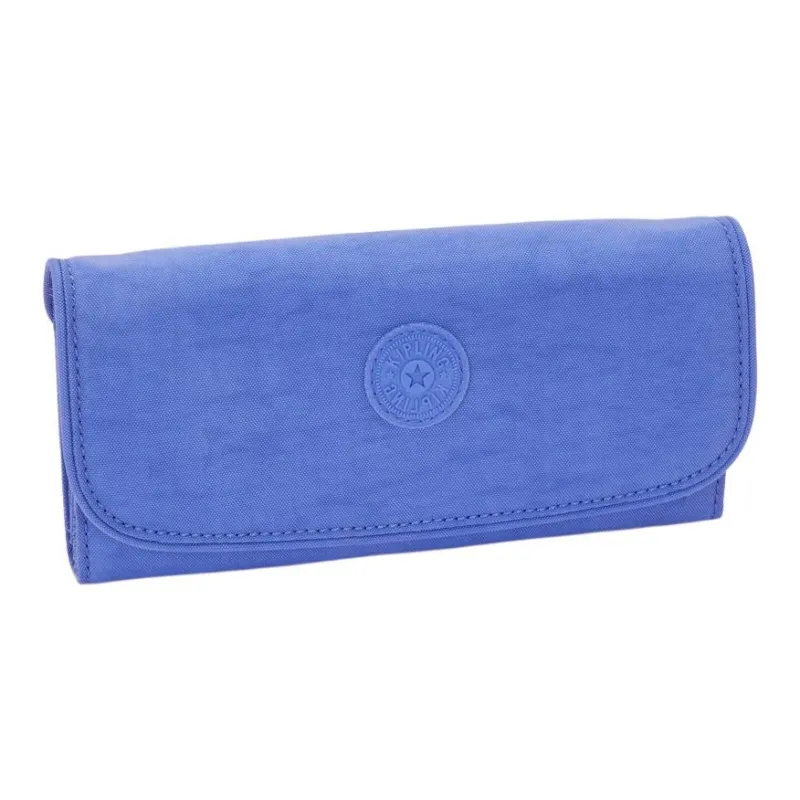 Kipling Recycled Polyamide Wallet Large Size Women's Havana Blue-1