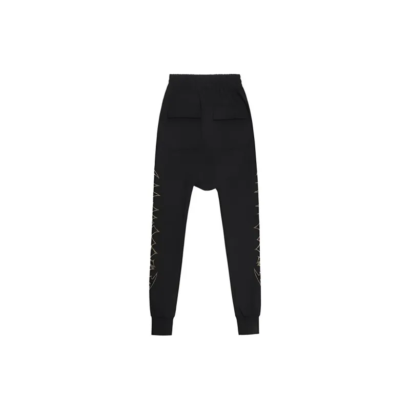 TCH Knitted Sweatpants Unisex Black Base Gold Logo-1