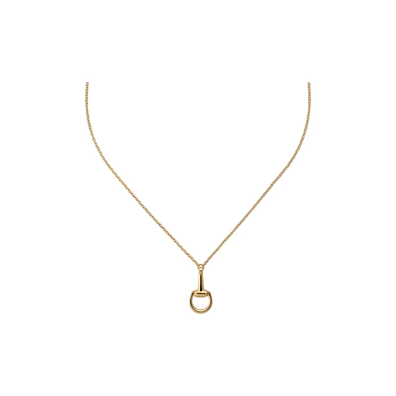 GUCCI 18K HORSEBIT CHAIN NECKLACE-0