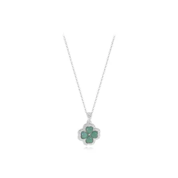 Muyan Glass Type Jade Necklaces Women's