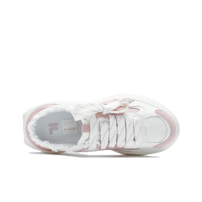 FILA FUSION BIANCO II Abrasion Resistant Slip Resistant Wrap toe Slippers Women's White Pink-2