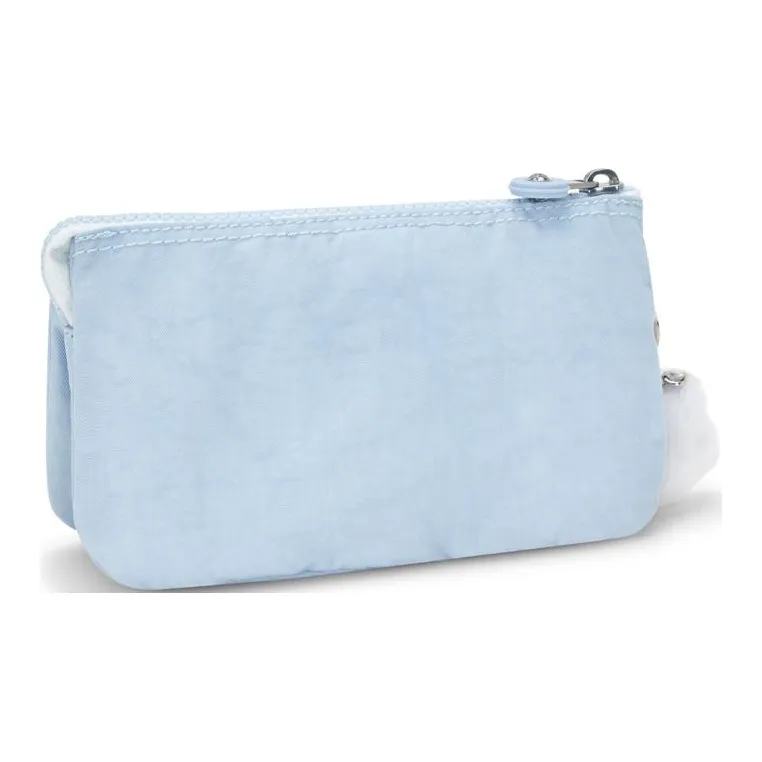 Kipling Recycled Polyamide Wallet Storage Bag, Clutch Large Size Women's Frost Blue-2