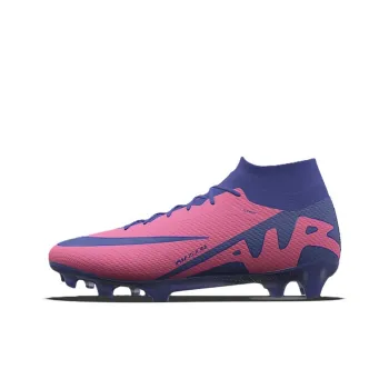 Nike Mercurial Superfly 9 Slip Resistant Soccer Shoes Unisex Blue Purple